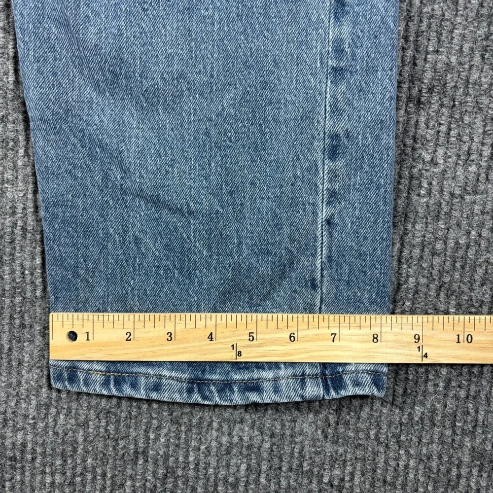 Wrangler Jeans Mens 38x30 Blue Premium Quality Straight Leg Denim Casual